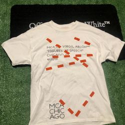 Brand new virgil abloh off white MCA shirt size large 