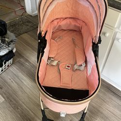 Pink stroller