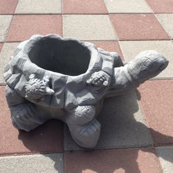 New Flower Pot Made Out Cement Perfect Gift For Any Occasion 