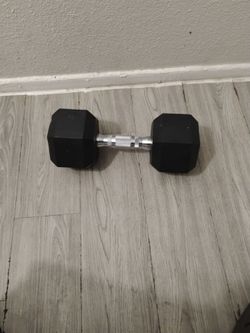 Rubber Hex Dumbbell