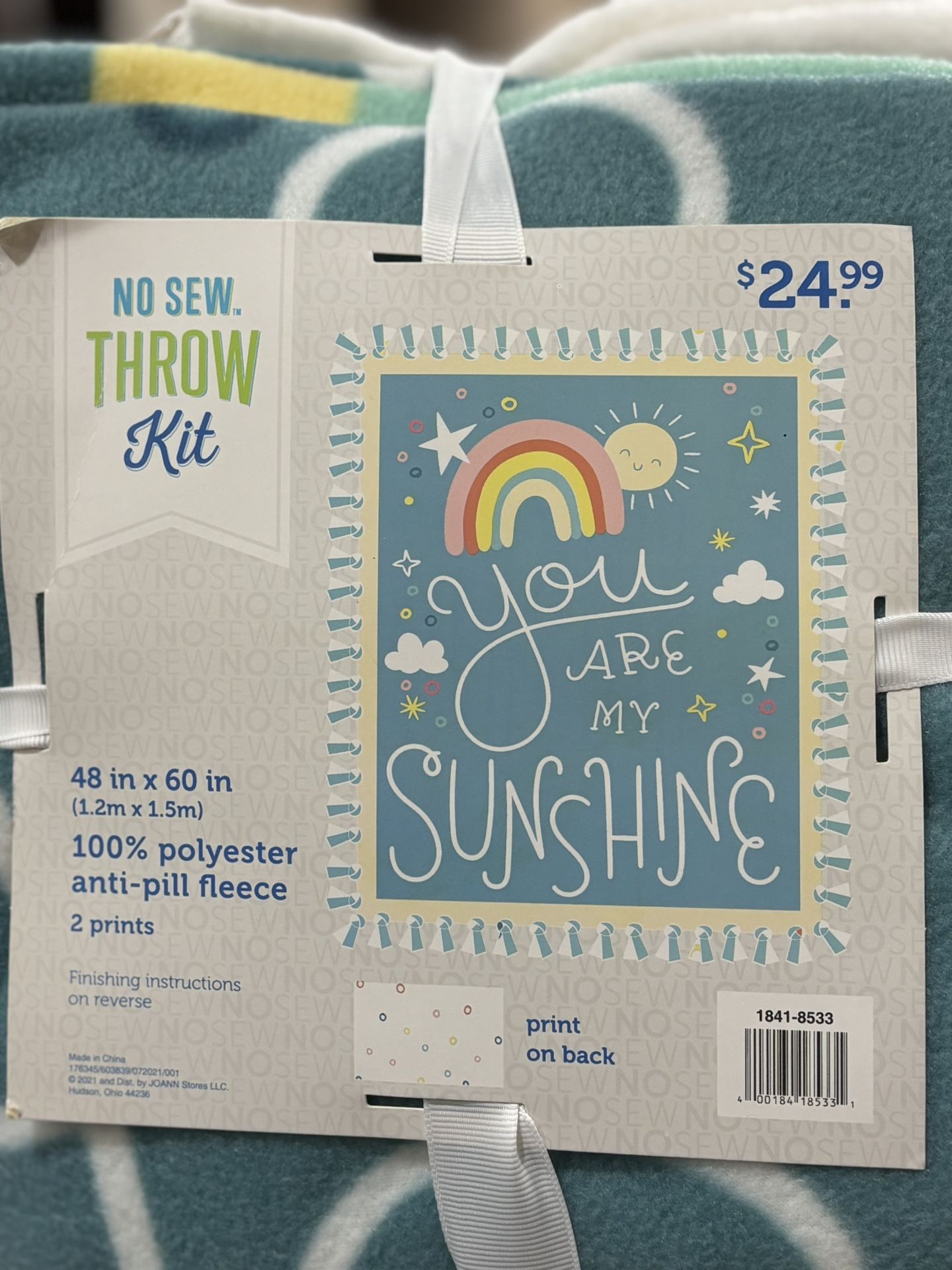 No See Throw Kit-“ You Are My Sunshine”