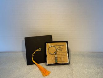 "New Beginnings" Crystal Graduation Keychain New