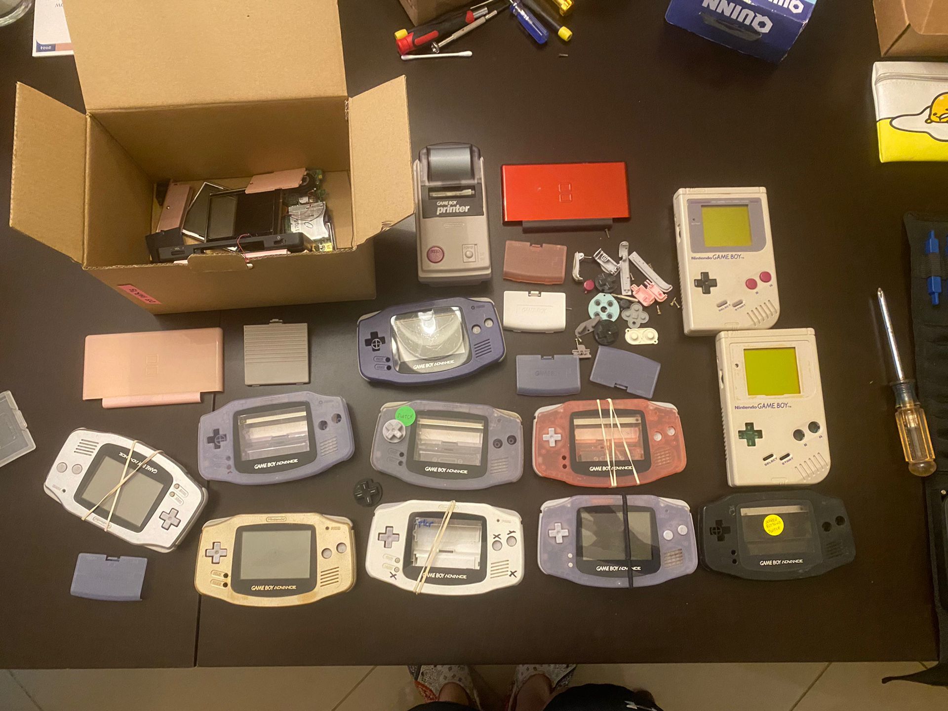 FOR PARTS Nintendo Gaming Lot Gameboy Ds Lite Super Nintendo