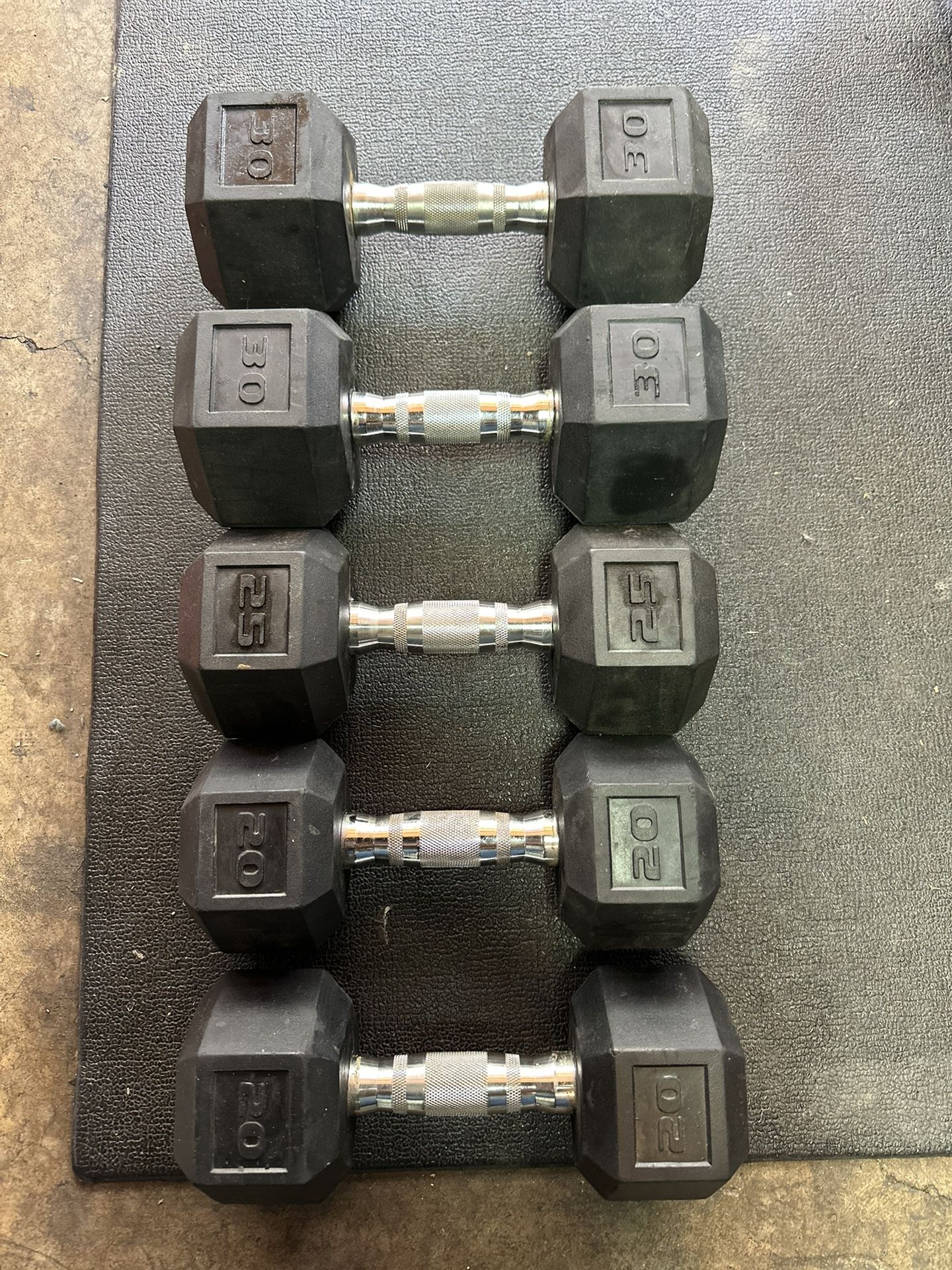 125lbs. Of Dumbbells 
