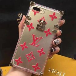 Louis Vuitton Clear Jellied Phone Covers