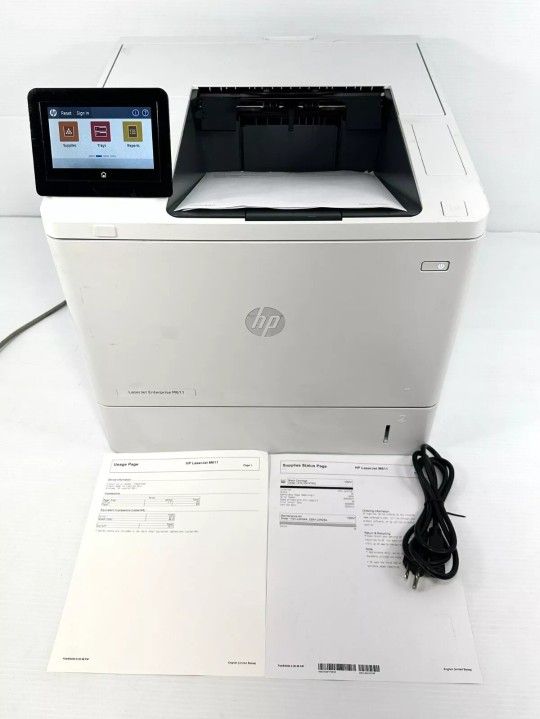 HP LaserJet Enterprise M611dn Monochrome Laser Printer  Pg: 55 Only TONER 100%