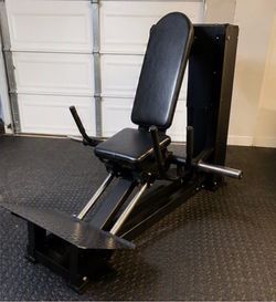 Titan  Plate-Loaded Linear Hack Squat Machine