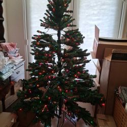 Super RARE new In Box THOMAS PACCONI 6gt Pre Lit Tree