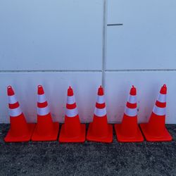6 Pack Traffic Cone