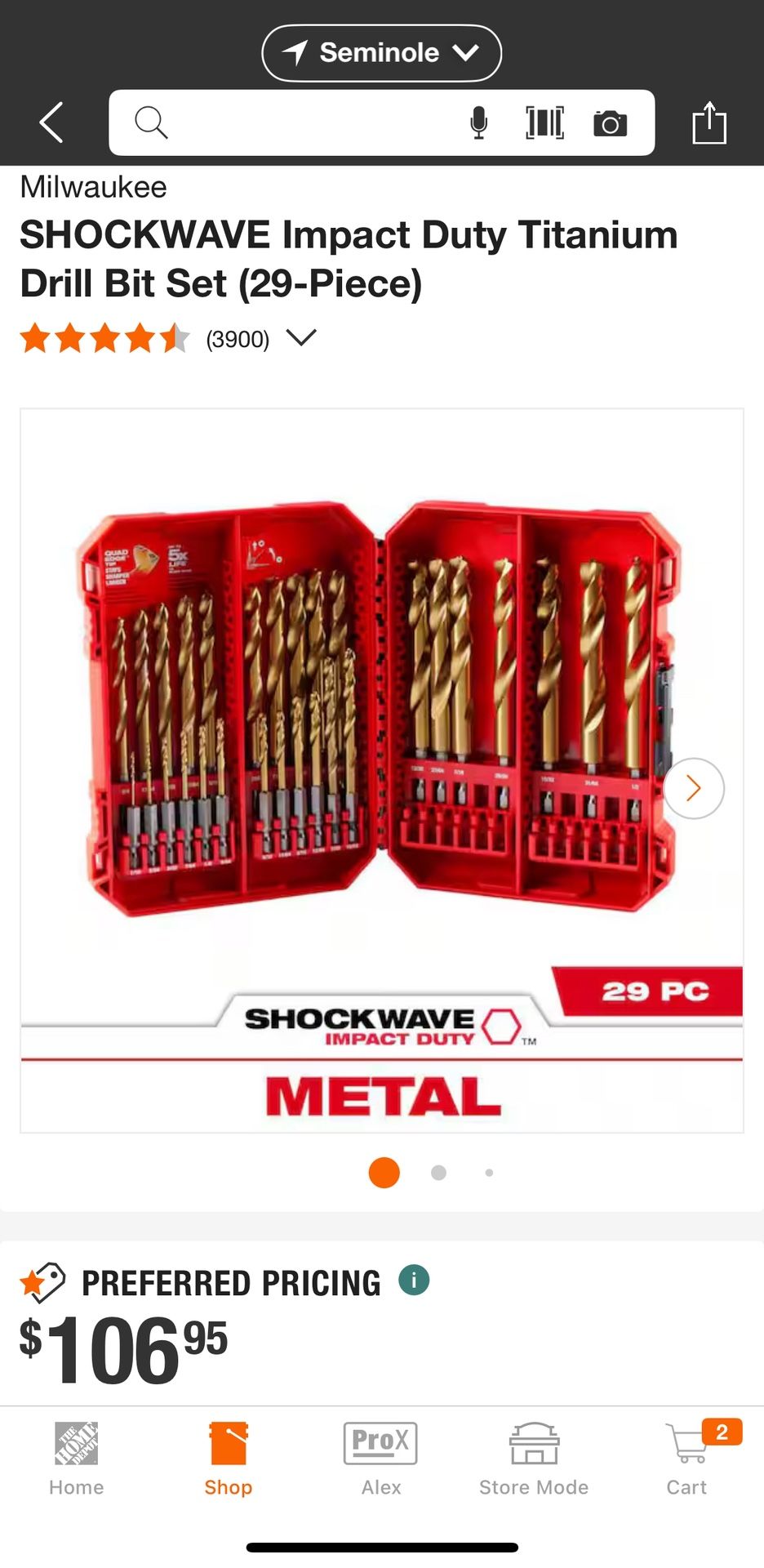 Brand new Titanium Milwaukee Drill set