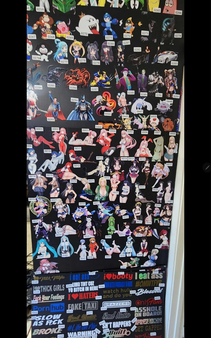 Premade Printed Stickers/ Decals For Car
