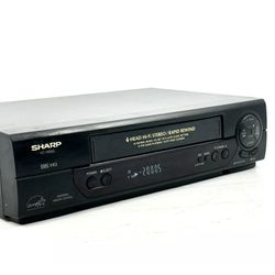 Sharp VC-H992U 4-Head Hi-Fi Stereo Rapid Rewind VCR