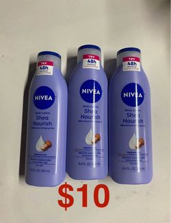 Nivea Shea Nourish Body Lotion 3-Pack