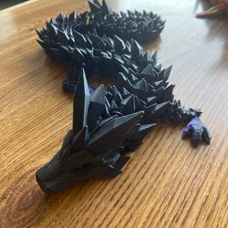 3D Printed Crystal Dragon. 