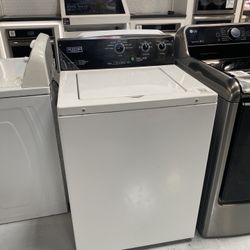 White 3.5 Cu. Ft. Commercial-Grade Residential Agitator Washer