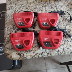 Milwaukee M12 Battery Chargers