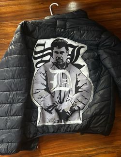 Navy sdl puffer jacket