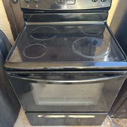 Stove , Refrigerator And hanging microwave