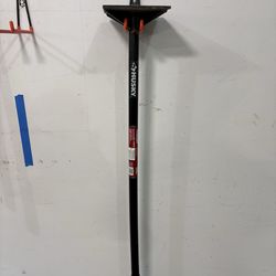 8 in x 8 in Steel Tamper with steel handle and cushion grip