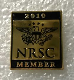 NRSC - 2010 National Republican Senatorial Committee Member Lapel / Blouse Pin