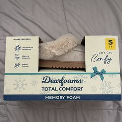 dearfoams memory foam slippers