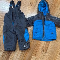 18 Months Kids Snow Bib and Jacket