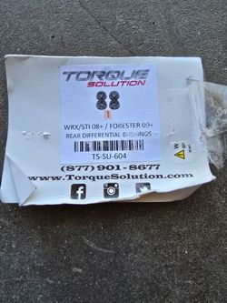 Torque solutions rear diff bushings for subaru wrx/sti 2008 +