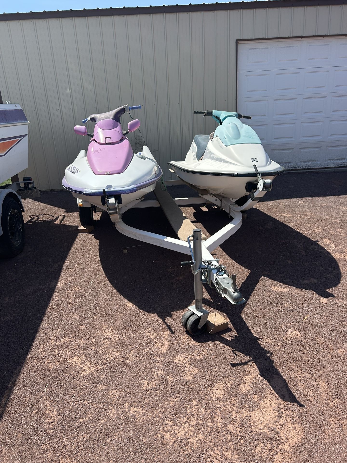 2 Jet Skis + Trailer - Bombardier & Kawasaki + Dual Trailer - Ready To Ride $5000 OBO
