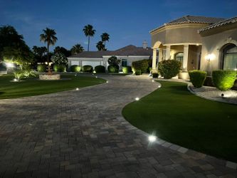 Paver, Turf ,Custom Changing Color Lights