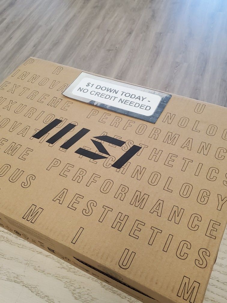 MSI Thin 15.6 Inch Gaming Laptop Brand New Core I5 NVIDIA GRFORCE RTX 4060 16gb Ddr4 512gb Ssd - 5 Dollars Down No Credit Needed!