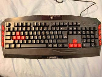 Cyberpowerpc keyboard. Connect by USB. Never used. New.