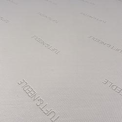 Queen Size  Platform Bed Frame With Tuft & Needle Mattress