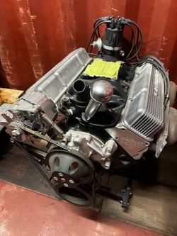 Chevy 327 Engine with aluminum heads