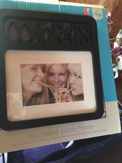 Congrats picture frame