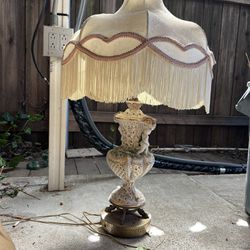 Antique Italian Lamp Capodimonte