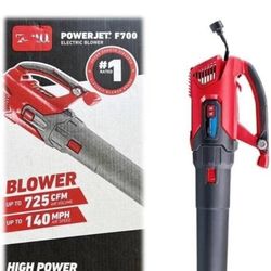 Toro Power jet F700   The blower offers the perfect balance of power and performance. It is the #1 rated electric blower brand and the F700 has the hi