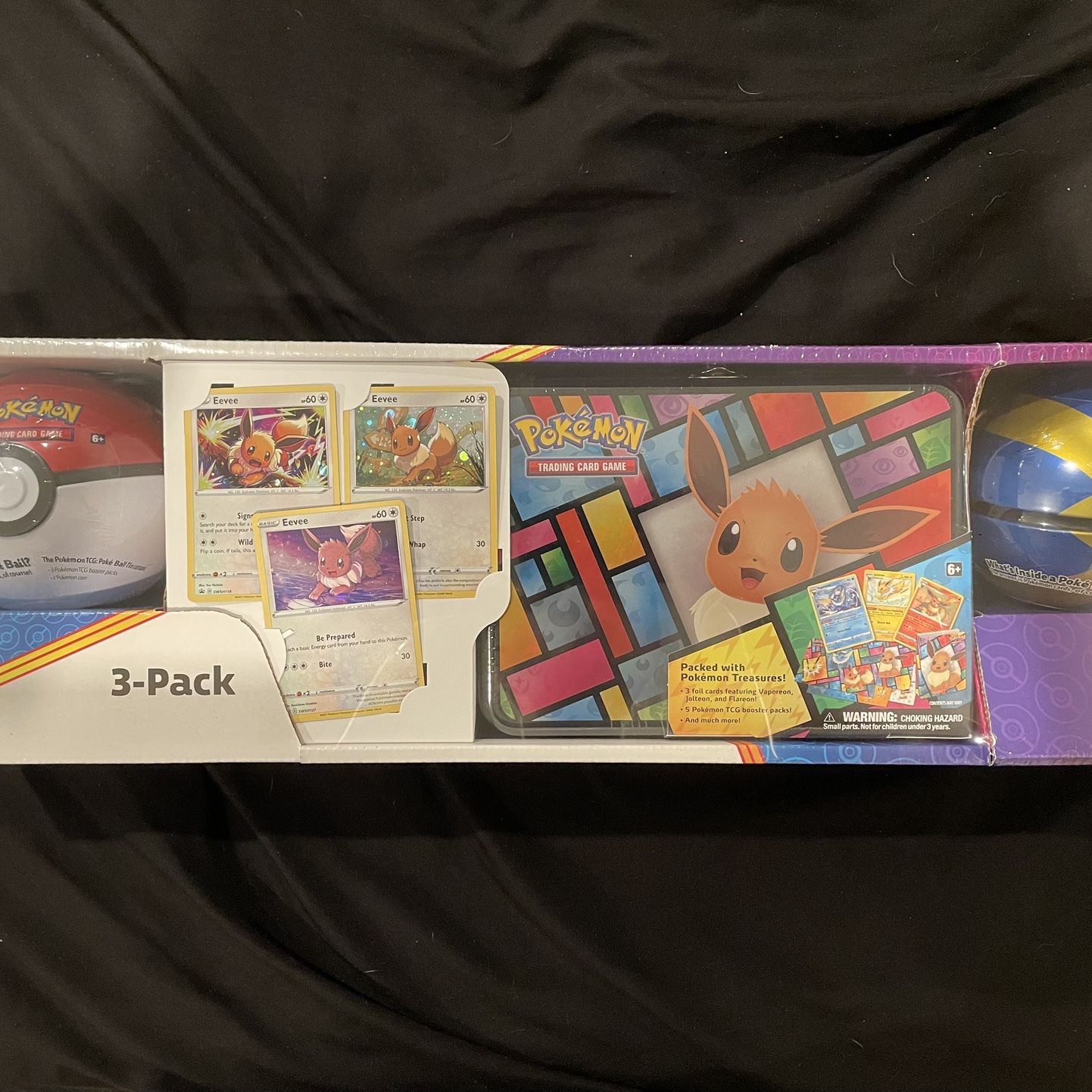 costco eevee pokemon cards EXCLUSIVE EEVEELUTION TREASURE CHEST 2 POK BALL TINS Glittering gems and hidden patterns await at the end of the rainbow in the Pokmon TCG Part 2 of a 2-Pack
