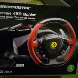 Ferrari 458 Spider Steering Wheel And Pedals For XBOX