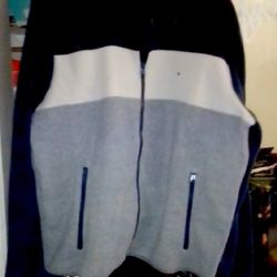 Tommy Hilfiger polar fleece hoodie jacket men s sz XL polo stussy