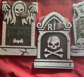 Decoraccion De Halloween 🎃 Esta. Nuebo. " 3. Piezas X $5 Dolares