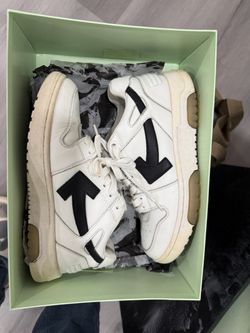 Off-White Out Of Office OOO White/Black Sneakers – With Original Box women size 8