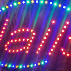 Nails sign Dynamic LED lights