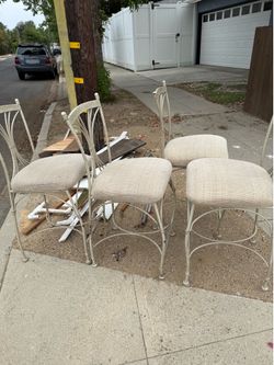 Four dining chairs