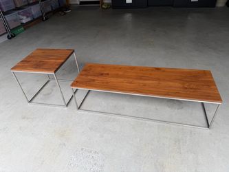 Crate & Barrel coffee and end table