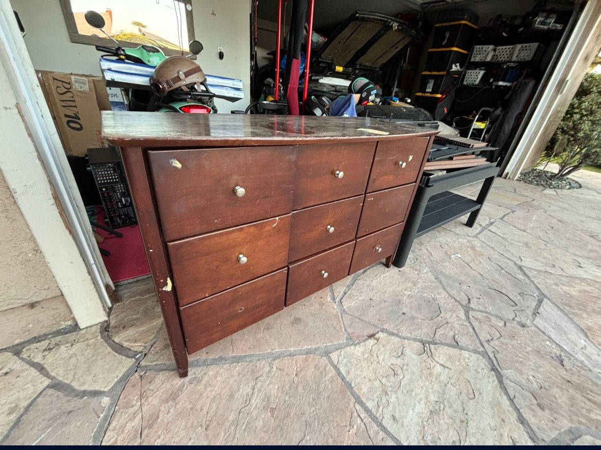 Free Wood Dresser 