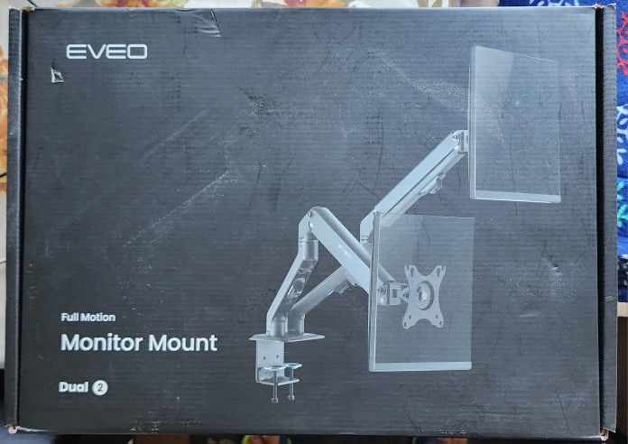 EVEO Premium Dual Monitor Mount -New