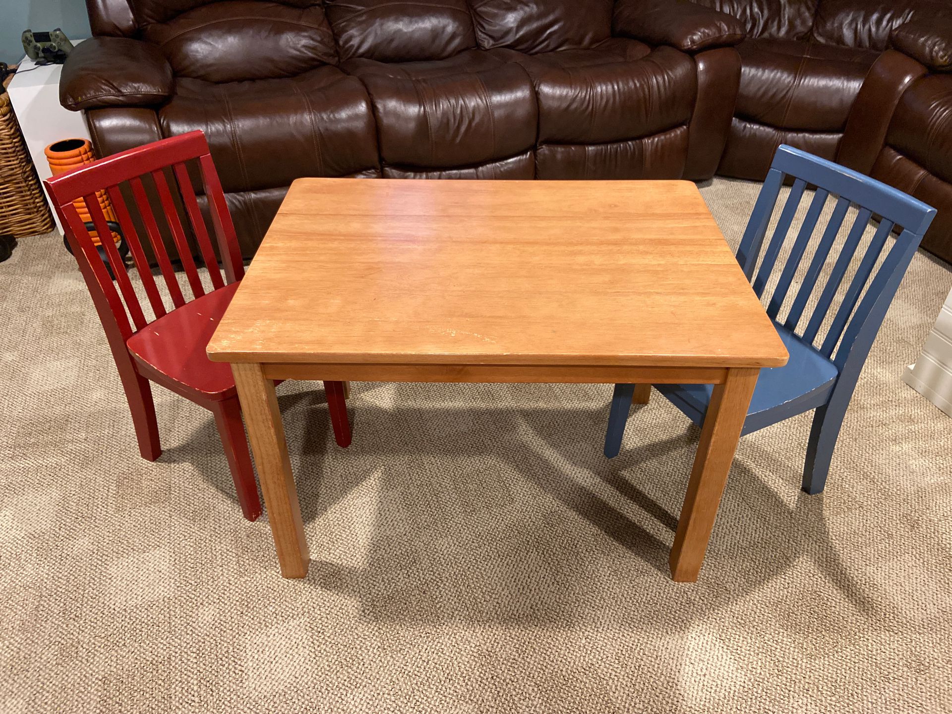 Pottery Barn Kids Caroline Table and Two Chairs
