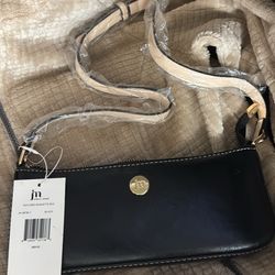 Jessica Moore Textured Baguette Bag
