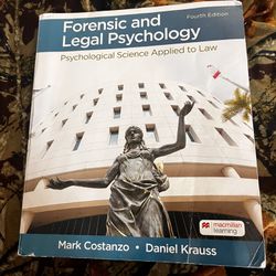 Forensic & legal psychology 4the Edition Copyright 2021