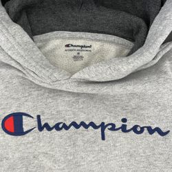 Kids Heather Gray Champion Unisex Pullover - Youth Size Medium